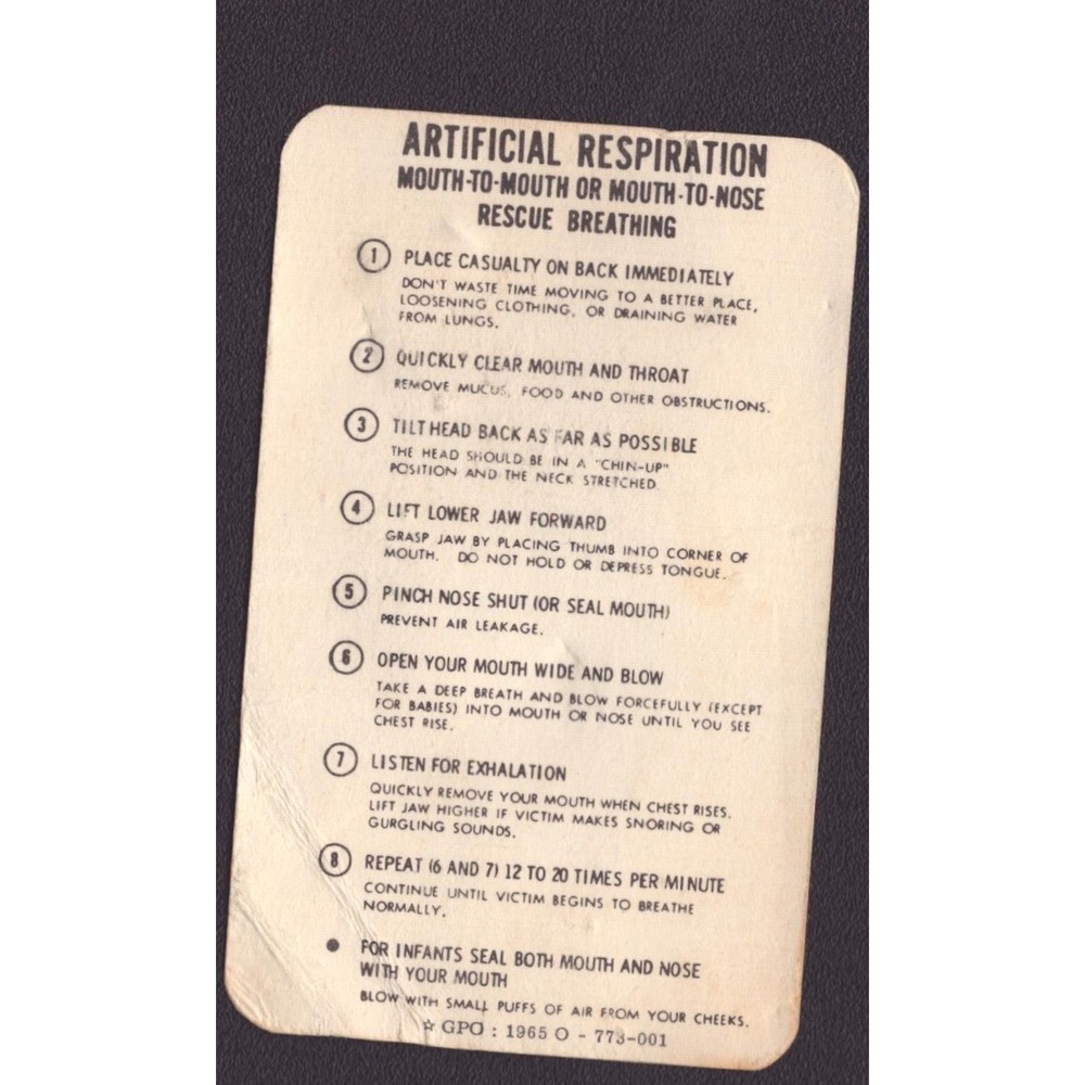 Vintage Alabama Red Cross Instructor Cards & Medical Self Help Training Lot 4pc - Picture 8 of 16
